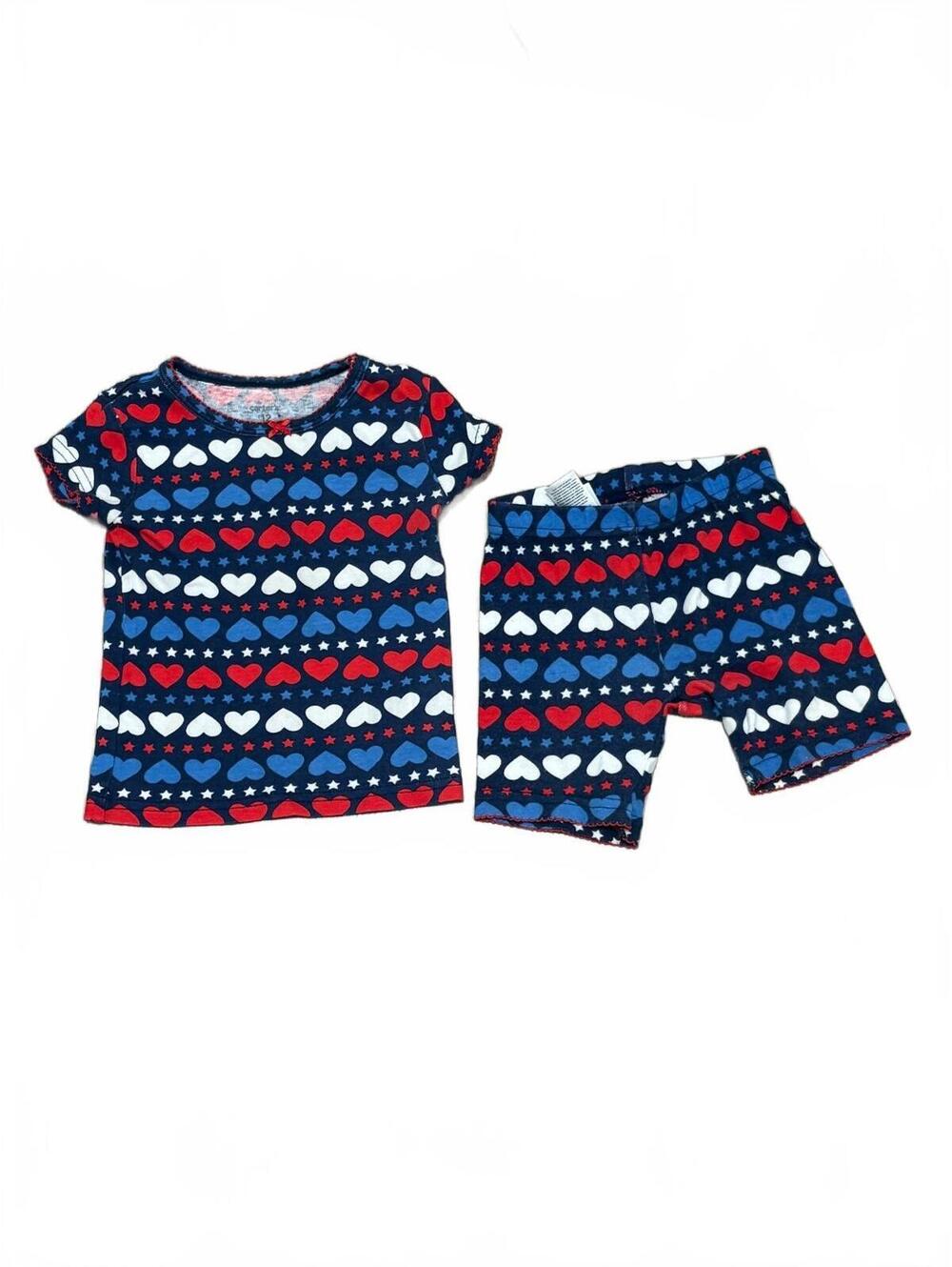 Carter's Toddler Girl's Heart Print Two-Piece Pajama Set